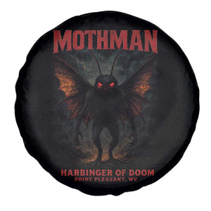 Mothman Spare Tire Cover Horror Harbinger of Doom Urban Myth Cryptid Creature TS10 Print Your Wear