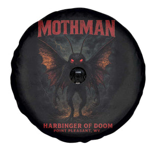 Mothman Spare Tire Cover Horror Harbinger of Doom Urban Myth Cryptid Creature TS10 Print Your Wear