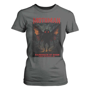 Mothman T Shirt For Women Horror Harbinger of Doom Urban Myth Cryptid Creature TS10 Dark Heather Print Your Wear