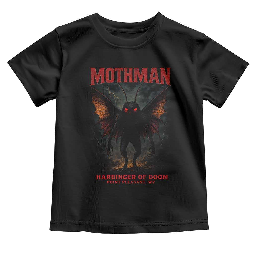 Mothman Toddler T Shirt Horror Harbinger of Doom Urban Myth Cryptid Creature TS10 Black Print Your Wear