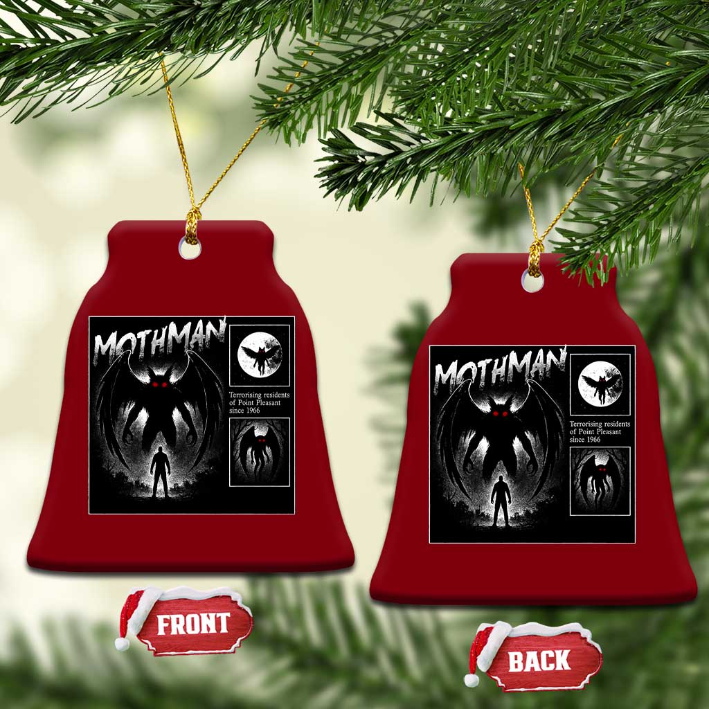 Mothman Ceramic Ornament Retro Horror Manga Urban Myth Cryptid Creature TS10 Print Your Wear
