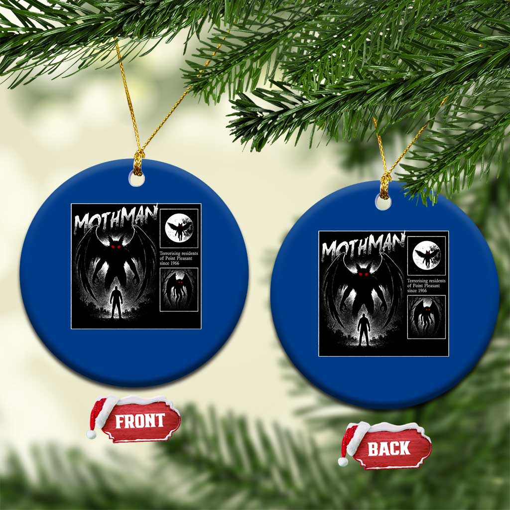 Mothman Ceramic Ornament Retro Horror Manga Urban Myth Cryptid Creature TS10 1pc Blue Print Your Wear