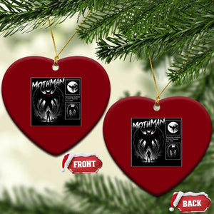 Mothman Ceramic Ornament Retro Horror Manga Urban Myth Cryptid Creature TS10 Print Your Wear