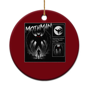 Mothman Ceramic Ornament Retro Horror Manga Urban Myth Cryptid Creature TS10 1pc Red Print Your Wear