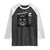 Mothman Raglan Shirt Retro Horror Manga Urban Myth Cryptid Creature TS10 Black White Print Your Wear
