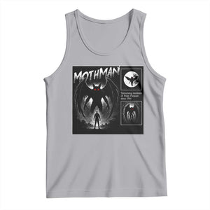 Mothman Tank Top Retro Horror Manga Urban Myth Cryptid Creature TS10 Athletic Heather Print Your Wear