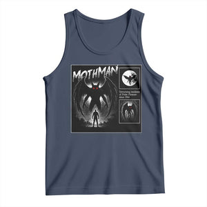 Mothman Tank Top Retro Horror Manga Urban Myth Cryptid Creature TS10 Navy Print Your Wear