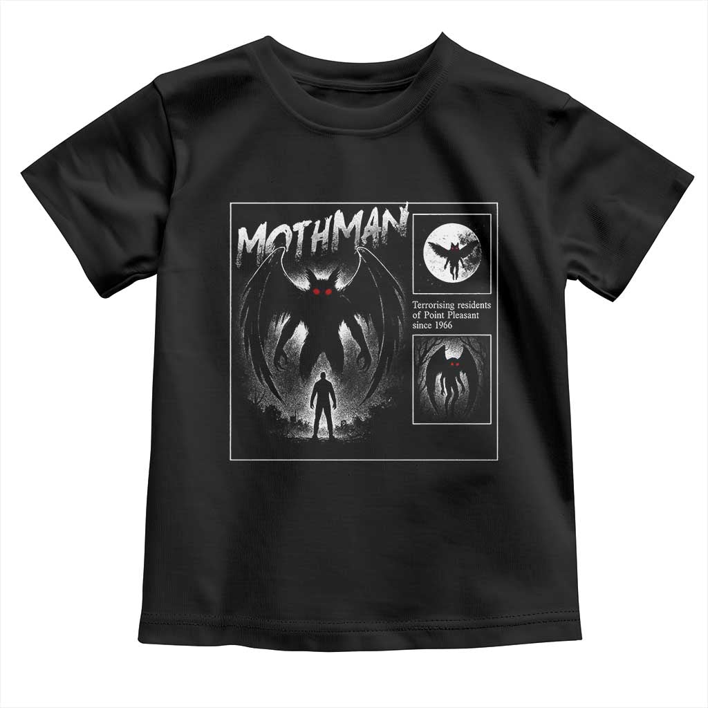 Mothman Toddler T Shirt Retro Horror Manga Urban Myth Cryptid Creature TS10 Black Print Your Wear