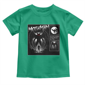 Mothman Toddler T Shirt Retro Horror Manga Urban Myth Cryptid Creature TS10 Irish Green Print Your Wear
