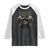 Retro Cryptid Hunter Raglan Shirt Mothman Bigfoot Loch Ness Monster Cryptids TS10 Black White Print Your Wear