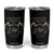 Retro Cryptid Hunter Tumbler Cup Mothman Bigfoot Loch Ness Monster Cryptids TS10 Black Print Your Wear