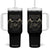 Retro Cryptid Hunter Tumbler With Handle Mothman Bigfoot Loch Ness Monster Cryptids TS10 One Size: 40 oz Black Print Your Wear