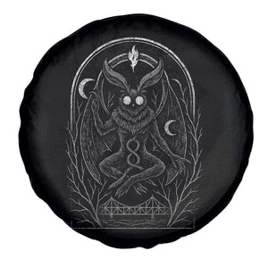 Mothman Spare Tire Cover Cryptid Paranormal Occult Horror Gothic Monster TS10 Print Your Wear