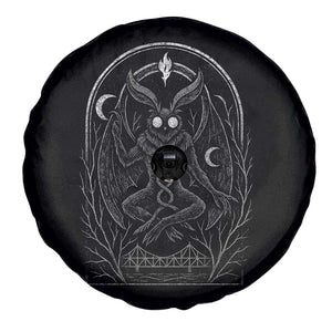 Mothman Spare Tire Cover Cryptid Paranormal Occult Horror Gothic Monster TS10 Print Your Wear