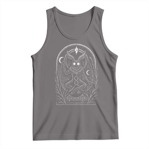 Mothman Tank Top Cryptid Paranormal Occult Horror Gothic Monster TS10 Deep Heather Print Your Wear