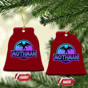 Mothman Ceramic Ornament Retro Neon Cryptid Paranormal Horror Monster TS10 Print Your Wear