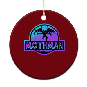 Mothman Ceramic Ornament Retro Neon Cryptid Paranormal Horror Monster TS10 1pc Red Print Your Wear