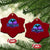 Mothman Ceramic Ornament Retro Neon Cryptid Paranormal Horror Monster TS10 Print Your Wear