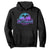 Mothman Hoodie Retro Neon Cryptid Paranormal Horror Monster TS10 Black Print Your Wear