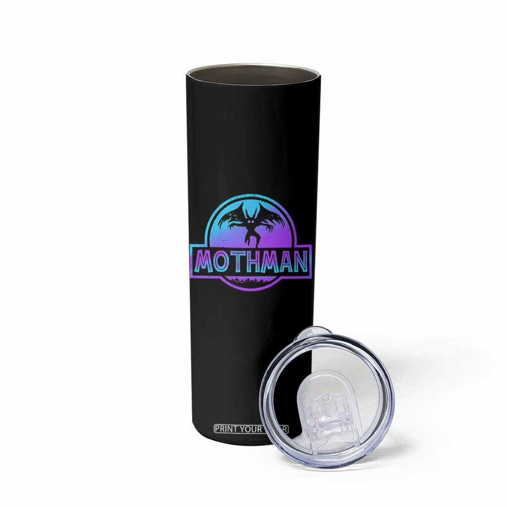 Mothman Skinny Tumbler Retro Neon Cryptid Paranormal Horror Monster TS10 Print Your Wear