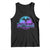Mothman Tank Top Retro Neon Cryptid Paranormal Horror Monster TS10 Black Print Your Wear