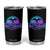Mothman Tumbler Cup Retro Neon Cryptid Paranormal Horror Monster TS10 Black Print Your Wear