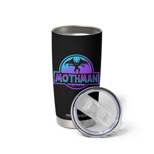 Mothman Tumbler Cup Retro Neon Cryptid Paranormal Horror Monster TS10 Print Your Wear