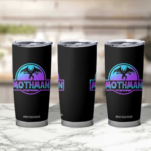 Mothman Tumbler Cup Retro Neon Cryptid Paranormal Horror Monster TS10 Print Your Wear