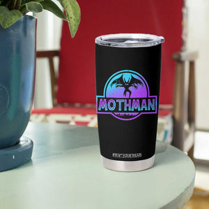 Mothman Tumbler Cup Retro Neon Cryptid Paranormal Horror Monster TS10 Print Your Wear