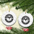Mothman Research Team Ceramic Ornament Retro Vintage Cryptid Paranormal Horror Monster Hunter TS10 1pc White Marble Print Your Wear