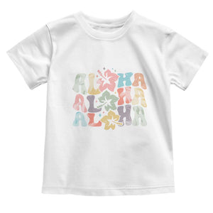 Aloha Baby Shirt Hawaiian Hawaii Trip Family Vacation Hibiscus Flowers TS10 White Print Your Wear