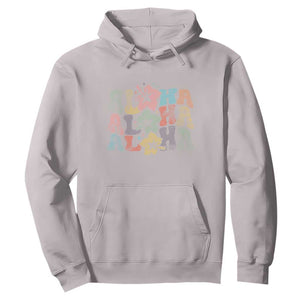 Aloha Hoodie Hawaiian Hawaii Trip Family Vacation Hibiscus Flowers TS10 Ice Gray Print Your Wear