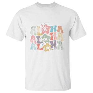 Aloha T Shirt Hawaiian Hawaii Trip Family Vacation Hibiscus Flowers TS10 White Print Your Wear