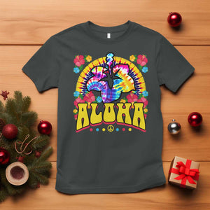 Hawaii Family Vacation T Shirt Tie Dye Groovy Hibicus Flower Beach Vacay Hawaiian Christmas TS10 Dark Heather Print Your Wear