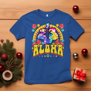 Hawaii Family Vacation T Shirt Tie Dye Groovy Hibicus Flower Beach Vacay Hawaiian Christmas TS10 Royal Blue Print Your Wear