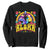 Hawaii Family Vacation Sweatshirt Tie Dye Groovy Hibicus Flower Beach Vacay Hawaiian Christmas TS10 Black Print Your Wear