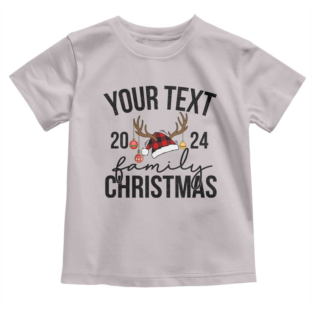 Personalized Matching Family Christmas Baby Shirt Custom Name Xmas Gift TS10 Ice Gray Print Your Wear