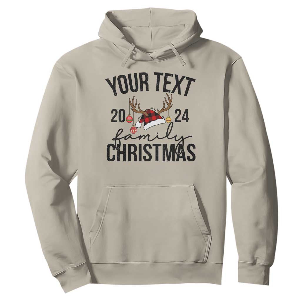 Personalized Matching Family Christmas Hoodie Custom Name Xmas Gift TS10 Sand Print Your Wear
