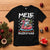 Mele Kalikimaka Hawaiian Christmas Santa T Shirt Palm Tree Beach Tropical Hawaii Xmas TS10 Black Print Your Wear
