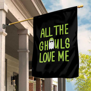 Halloween Boo Ghost Cute Costume Garden Flag Funny All The Ghouls Love Me Shirt Boys Toddler Girls Kids Youth TS10 Print Your Wear