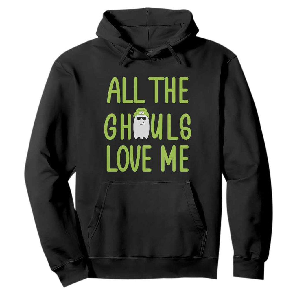 Halloween Boo Ghost Cute Costume Hoodie Funny All The Ghouls Love Me Shirt Boys Toddler Girls Kids Youth TS10 Black Print Your Wear