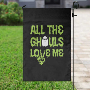 Halloween Skeleton Boo Ghost Cute Costume Garden Flag Funny All The Ghouls Love Me Shirt Boys Toddler Girls Kids Youth TS10 Print Your Wear