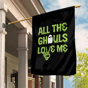 Halloween Skeleton Boo Ghost Cute Costume Garden Flag Funny All The Ghouls Love Me Shirt Boys Toddler Girls Kids Youth TS10 Print Your Wear