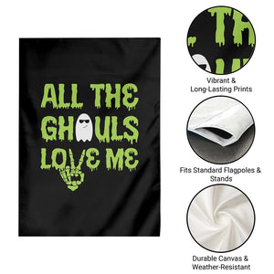 Halloween Skeleton Boo Ghost Cute Costume Garden Flag Funny All The Ghouls Love Me Shirt Boys Toddler Girls Kids Youth TS10 Print Your Wear