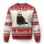 Funny Christmas Cat Ugly Christmas Sweater It's Fine I'm Fine Everything Is Fine Meowy Catmas Xmas TS10 Red Print Your Wear