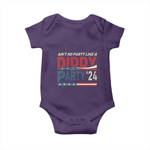 Aint No Party Like A Diddy Party Baby Onesie TS10 Purple Print Your Wear