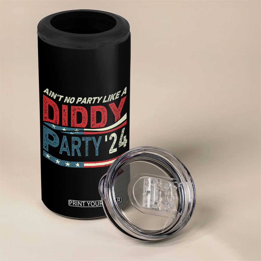 Aint No Party Like A Diddy Party 4 in 1 Can Cooler Tumbler TS10 Print Your Wear