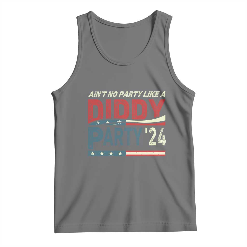 Aint No Party Like A Diddy Party Tank Top TS10 Black Heather Print Your Wear