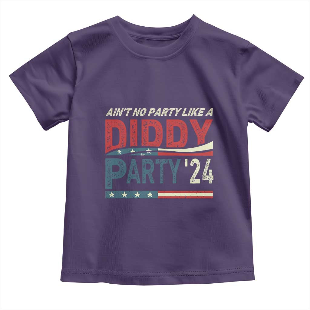 Aint No Party Like A Diddy Party Toddler T Shirt TS10 Purple Print Your Wear