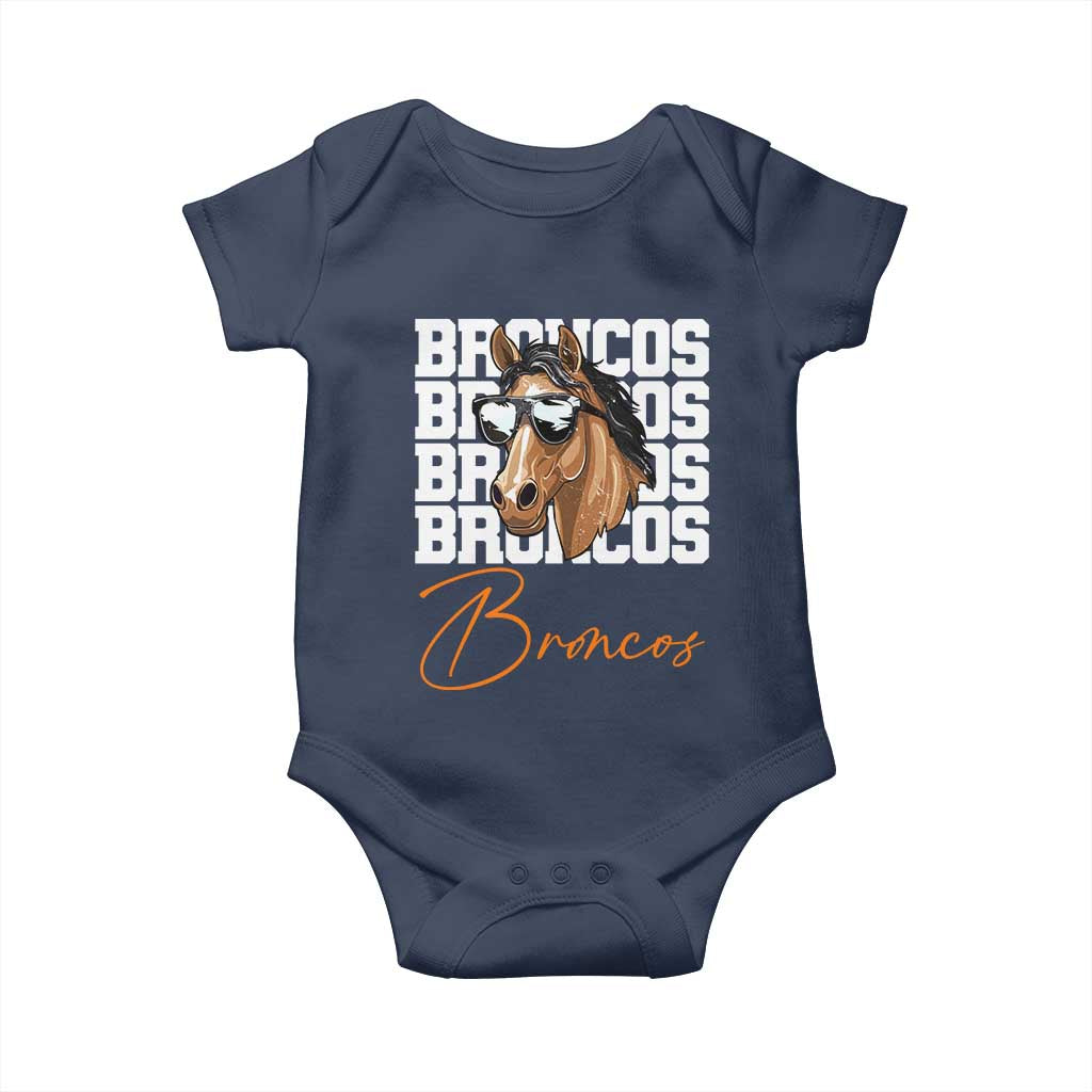 Vintage DFB Football Inspirational Baby Onesie Mascot Game Day Athletic Fan Gift TS10 Navy Print Your Wear